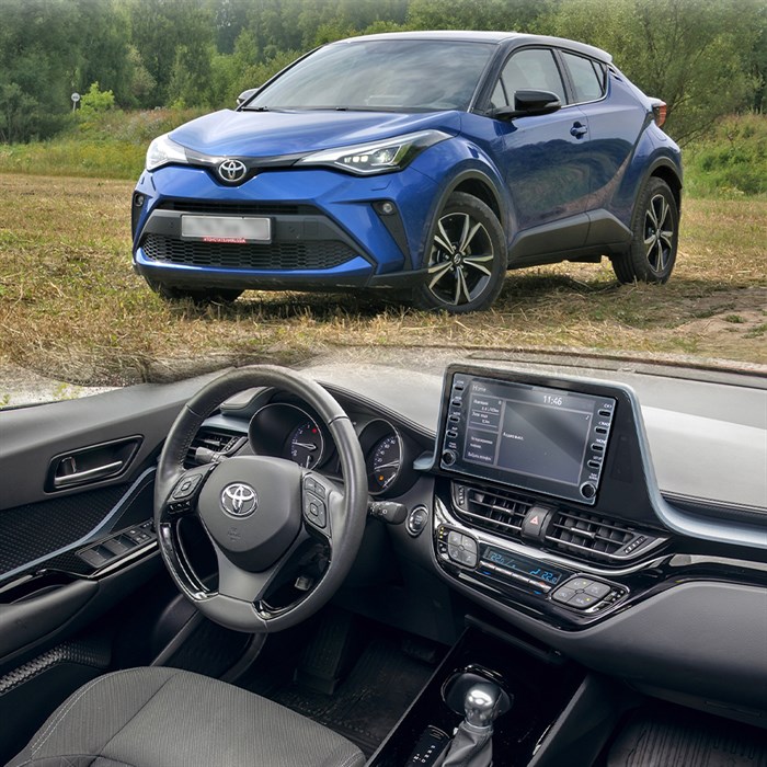 Защитное гибридное стекло Krutoff для экрана мультимедии Toyota C-HR I Рестайлинг 2019-2022 - фото 638631