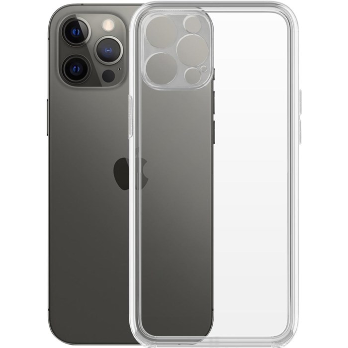 Чехол-накладка Krutoff Clear Case для iPhone 12 Pro с защитой камеры - фото 675010