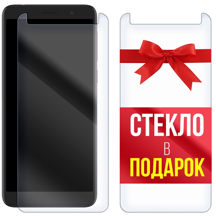 Комплект из 2-x защитных гибридных стекол Krutoff для Alcatel 1X (2019) / 5008Y - фото 747350