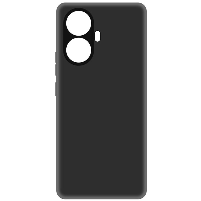 Чехол-накладка Krutoff Soft Case для Realme 10 Pro+ черный - фото 747797