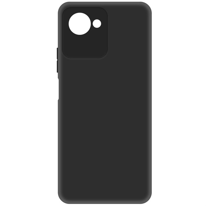 Чехол-накладка Krutoff Soft Case для Realme C30s черный - фото 747801