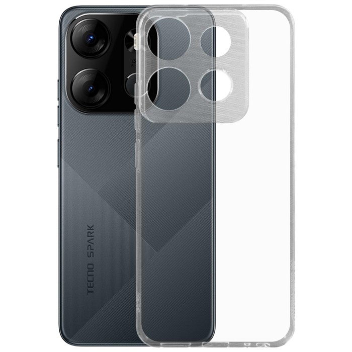 Чехол-накладка Krutoff Clear Case для TECNO Spark Go 2023 - фото 770100