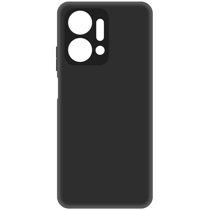 Чехол-накладка Krutoff Soft Case для Honor X7a черный - фото 770130