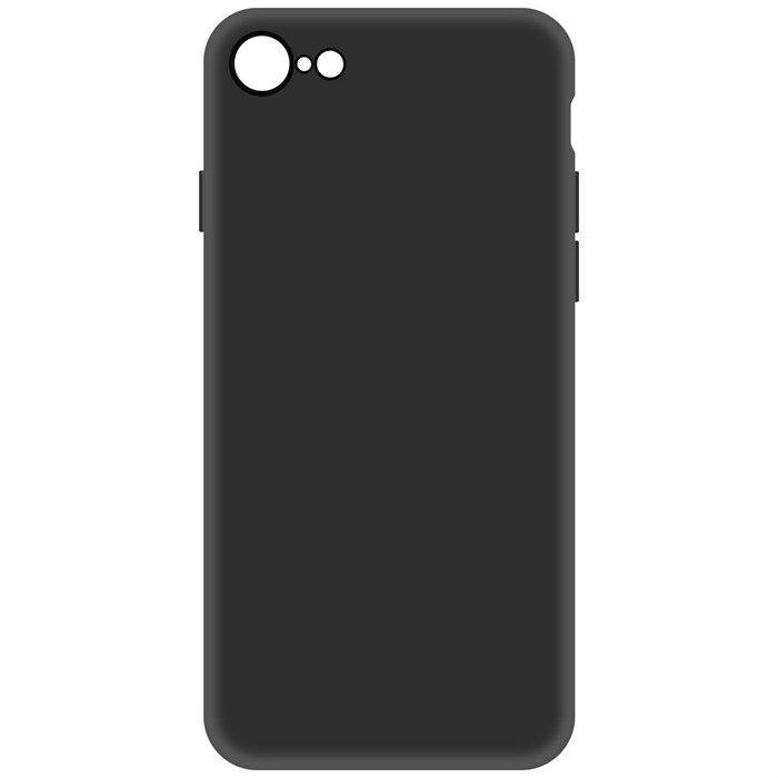 Чехол-накладка Krutoff Soft Case для iPhone SE 2020 черный - фото 773909