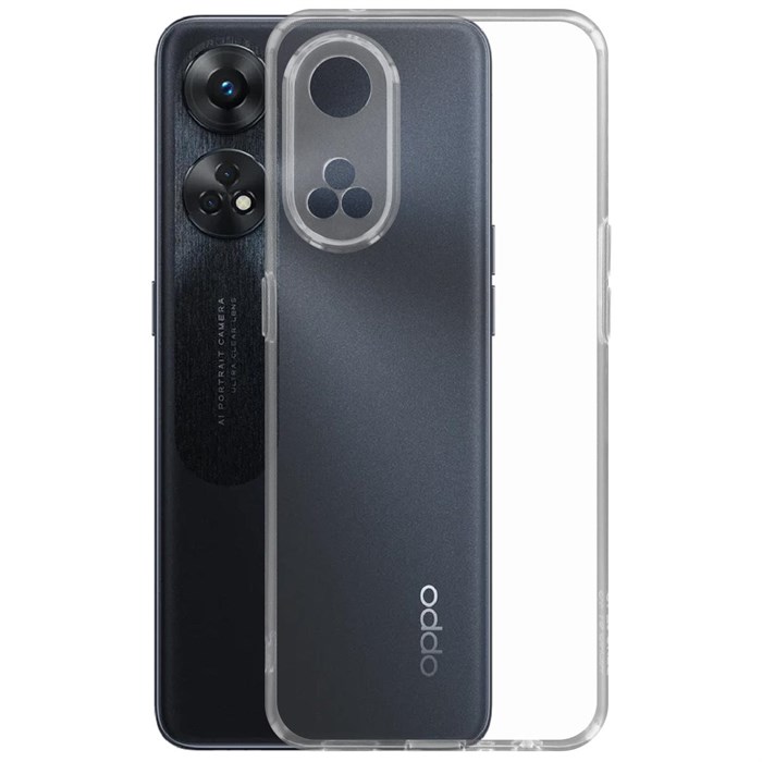 Чехол-накладка Krutoff Clear Case для OPPO Reno8T - фото 781225