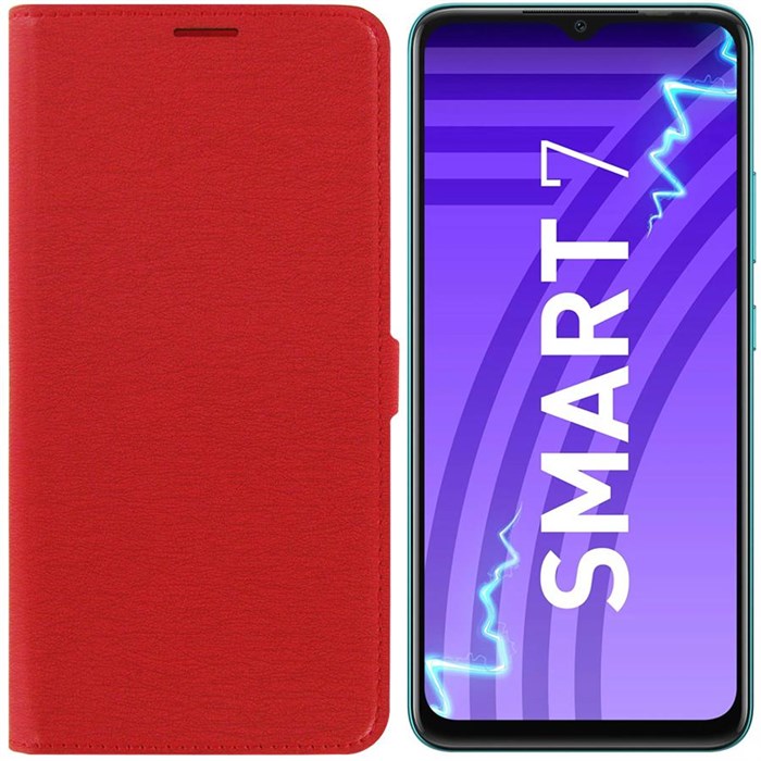 Чехол-книжка Krutoff Eco Book для INFINIX Smart 7 красный - фото 781265