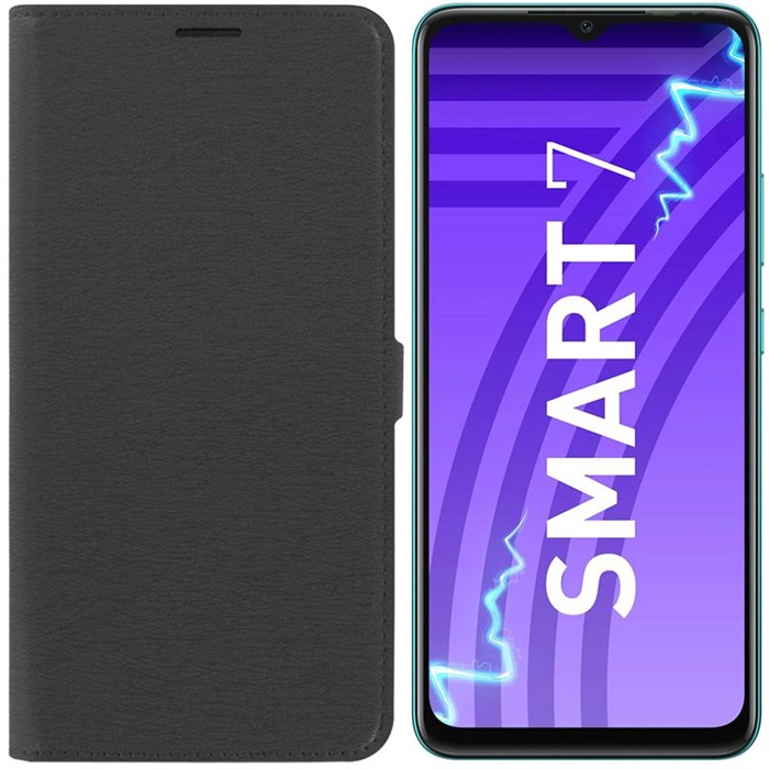 Чехол-книжка Krutoff Eco Book для INFINIX Smart 7 черный - фото 781271