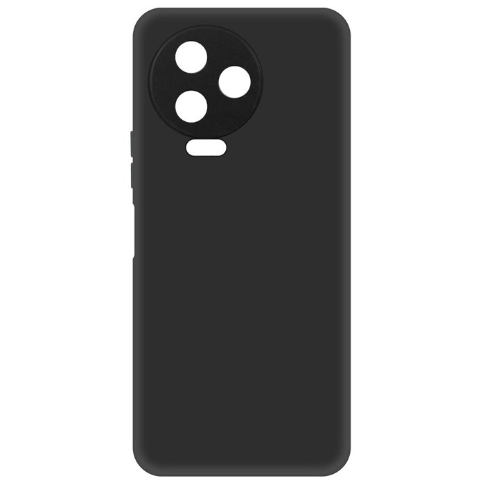 Чехол-накладка Krutoff Soft Case для INFINIX Note 12 2023 (G99) черный - фото 788750