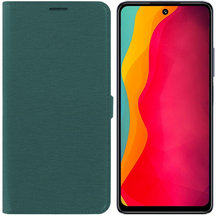 Чехол-книжка Krutoff Eco Book для INFINIX Hot 30 зелёный опал - фото 788912