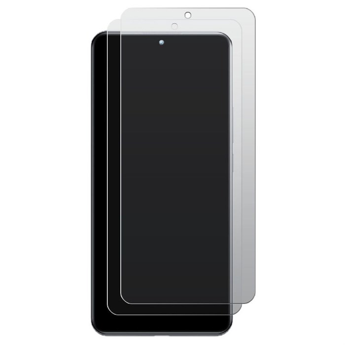 Комплект из 2-x защитных гибридных стекол МАТОВЫХ Krutoff для Xiaomi 12T Pro - фото 847557