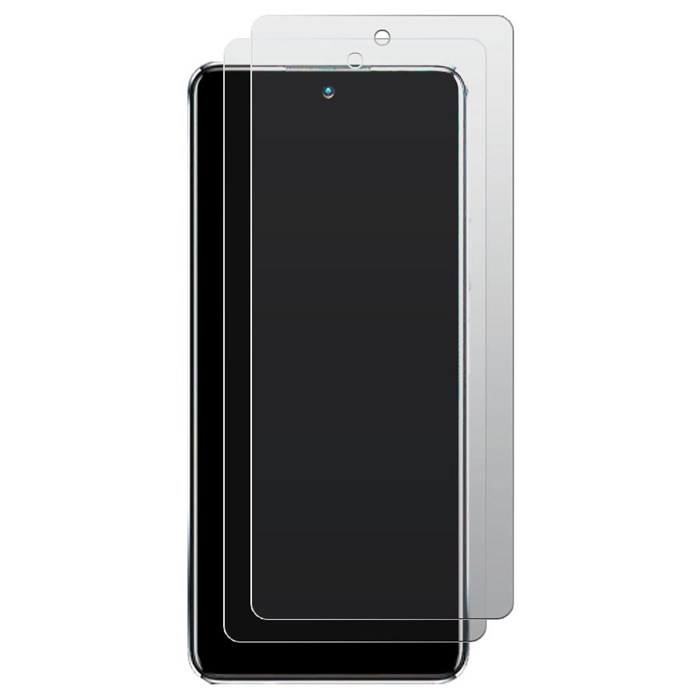 Комплект из 2-x защитных гибридных стекол МАТОВЫХ Krutoff для INFINIX Note 11 Pro - фото 853577