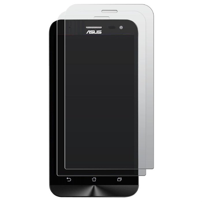 Комплект из 2-x защитных гибридных стекол МАТОВЫХ Krutoff для Asus Zenfone 2 Laser (ZE550KL) - фото 853595