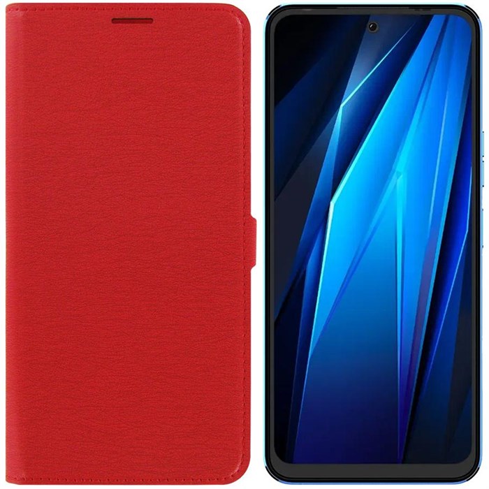 Чехол-книжка Krutoff Eco Book для TECNO Pova Neo 2 красный - фото 853672