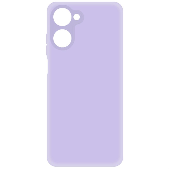 Чехол-накладка Krutoff Silicone Case для Realme 10 4G лаванда - фото 853699