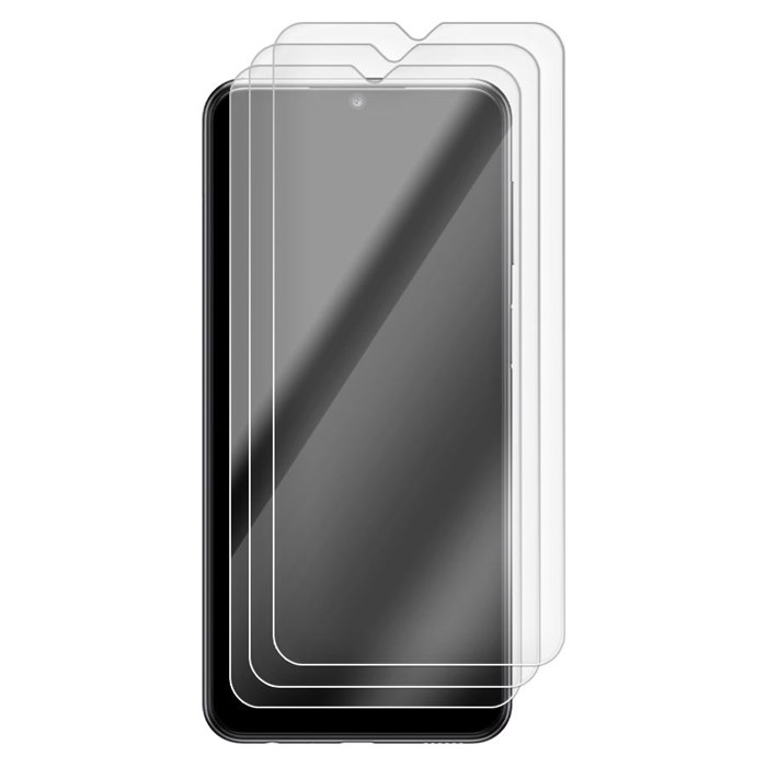 Комплект из 3-x защитных гибридных стекл Krutoff для Samsung Galaxy A23 - фото 853844