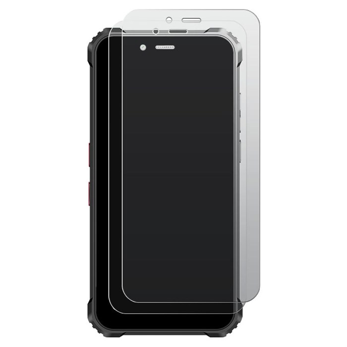 Комплект из 2-x защитных гибридных стекол МАТОВЫХ Krutoff для Oukitel WP9 - фото 853949