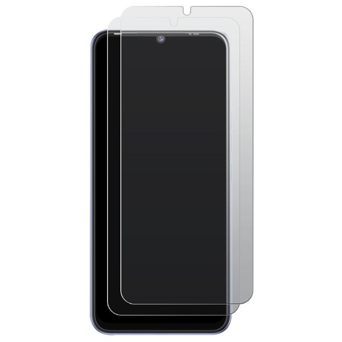 Комплект из 2-x защитных гибридных стекол МАТОВЫХ Krutoff для Tecno Spark 8C - фото 853957