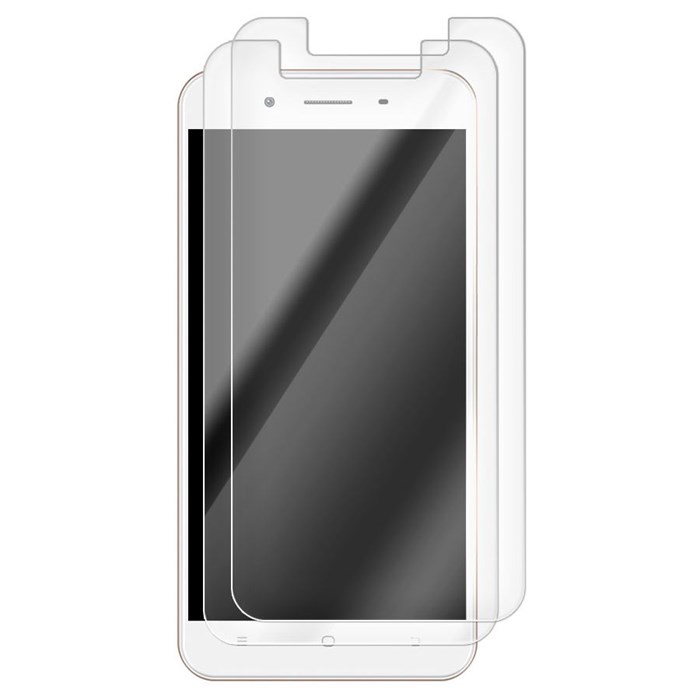 Комплект из 2-x защитных гибридных стекл Krutoff для Vivo Y65 / Y66 - фото 854047