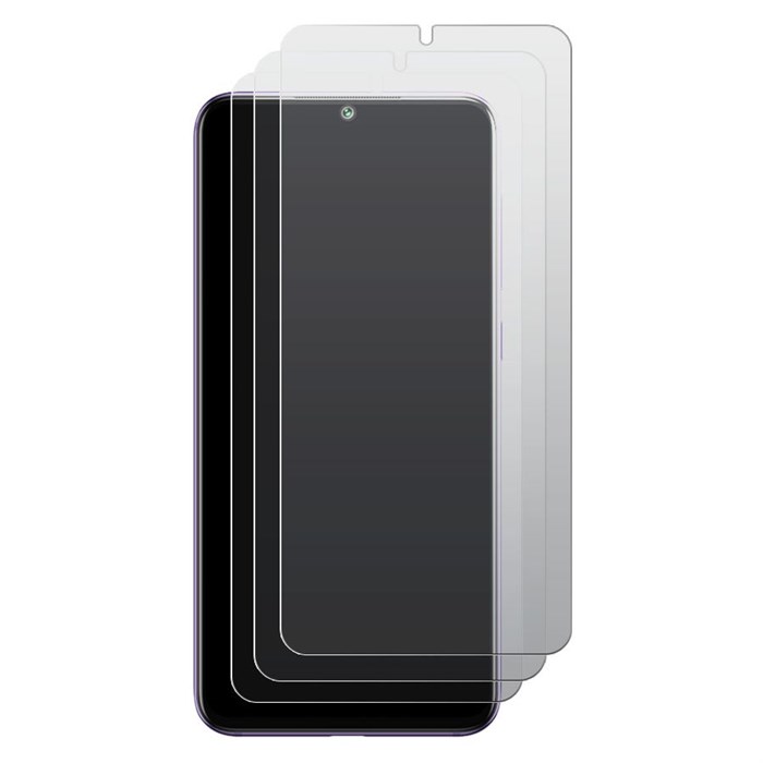 Комплект из 3-x защитных гибридных стекол МАТОВЫХ Krutoff для Xiaomi Mi 9 SE - фото 854135