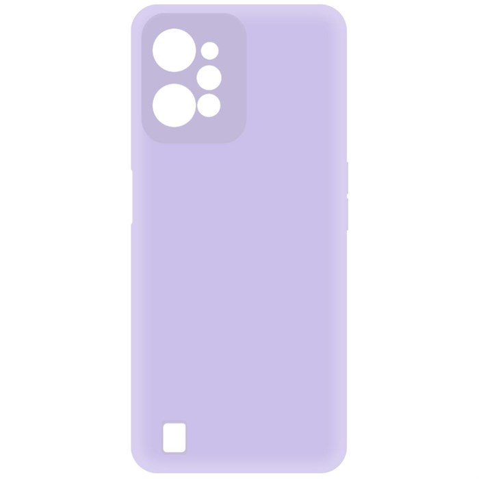 Чехол-накладка Krutoff Silicone Case для Realme C31 лаванда - фото 857928