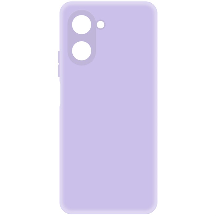 Чехол-накладка Krutoff Silicone Case для Realme C33/С33 2023 лаванда - фото 862710