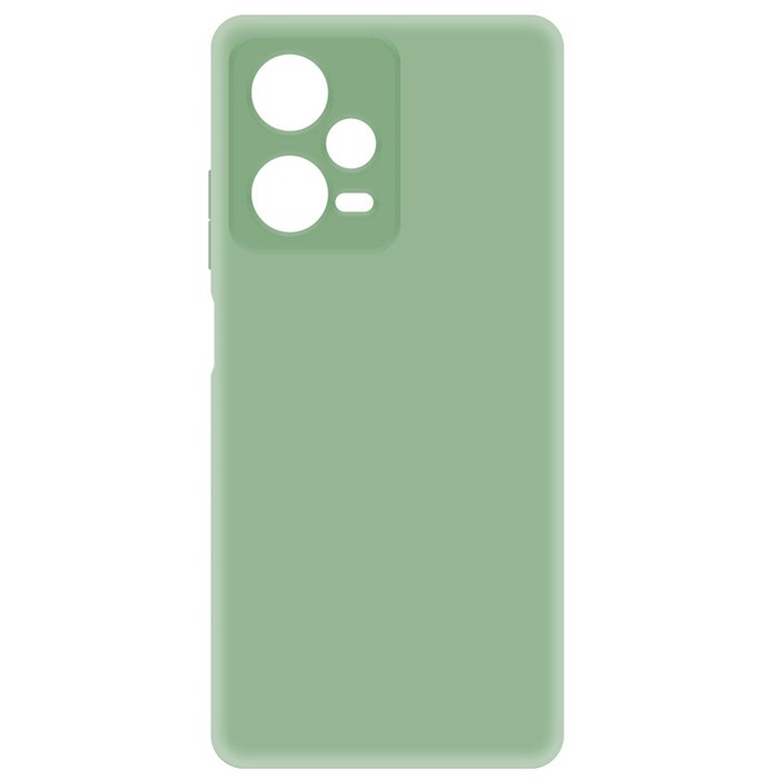 Чехол-накладка Krutoff Silicone Case для Xiaomi Redmi Note 12 Pro 5G зелёный - фото 864519