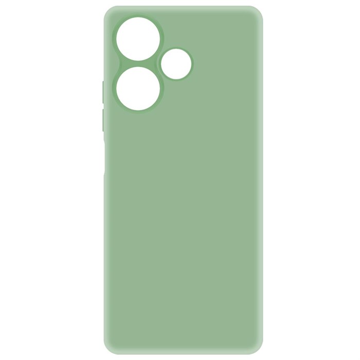 Чехол-накладка Krutoff Silicone Case для INFINIX Hot 30i зелёный - фото 864567