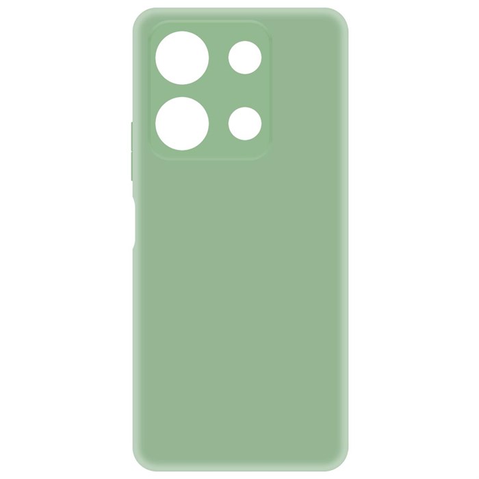 Чехол-накладка Krutoff Silicone Case для INFINIX Note 30i зелёный - фото 864583