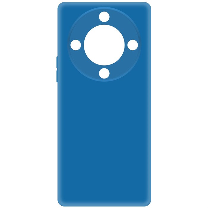 Чехол-накладка Krutoff Silicone Case для Honor X9a/ Magic 5 Lite синий - фото 867437