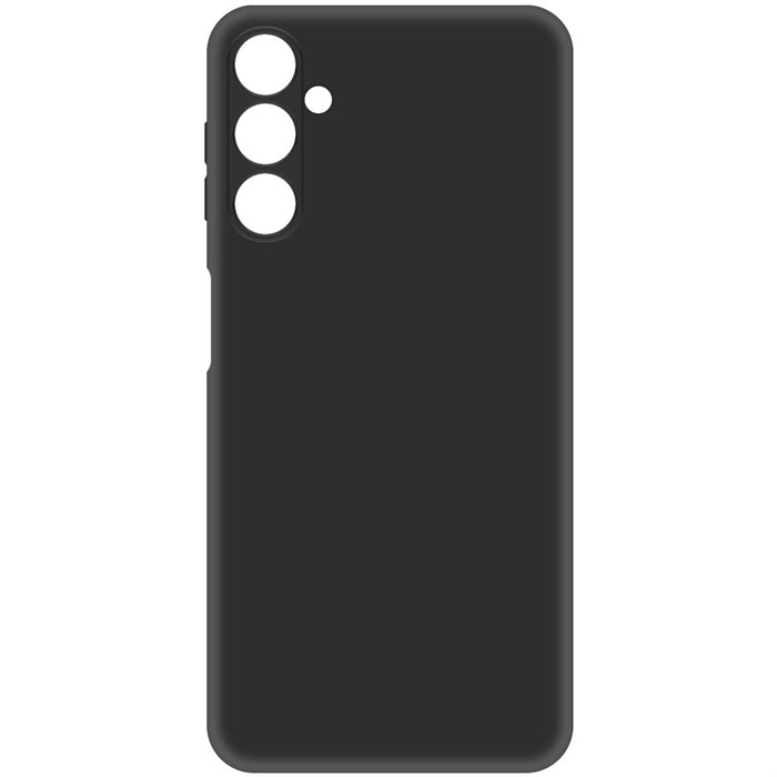 Чехол-накладка Krutoff Silicone Case для Samsung Galaxy A24 4G (A245) черный - фото 871876