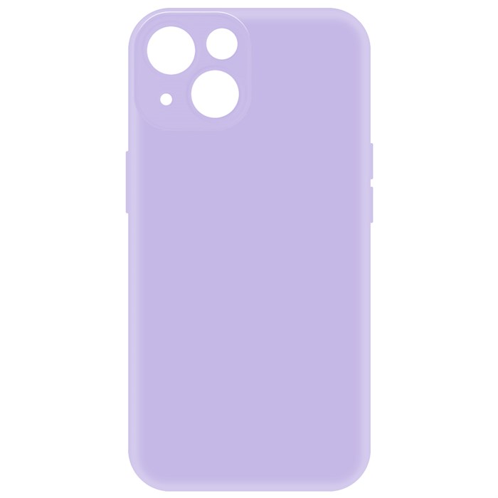 Чехол-накладка Krutoff Silicone Case для iPhone 14 лаванда - фото 883549