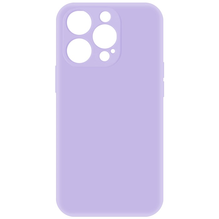Чехол-накладка Krutoff Silicone Case для iPhone 14 Pro лаванда - фото 883555