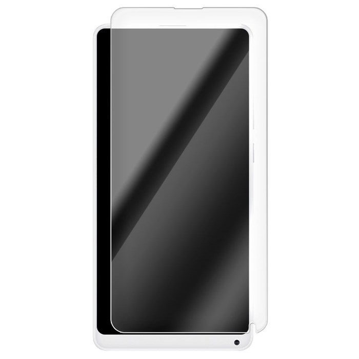 Стекло защитное гибридное Krutoff для Xiaomi Mi Mix 2 - фото 924943
