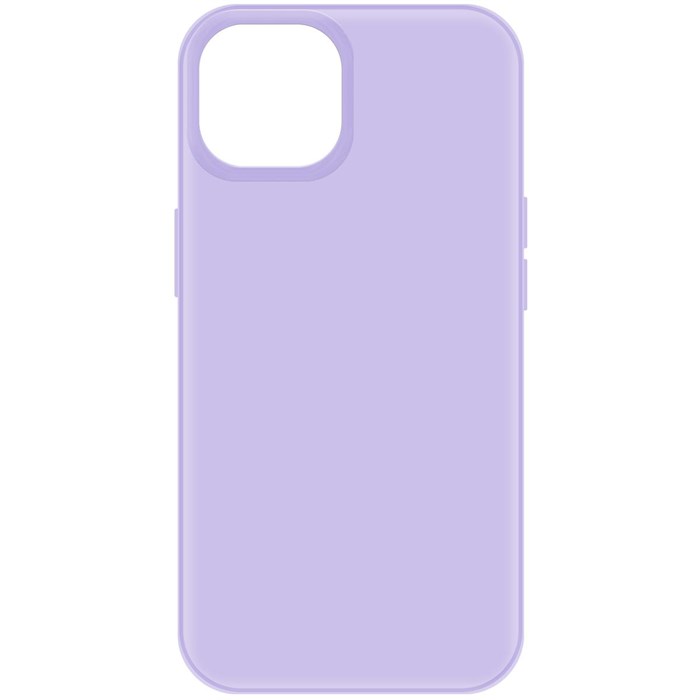 Чехол-накладка Krutoff Silicone Case для iPhone 15 лаванда - фото 937774
