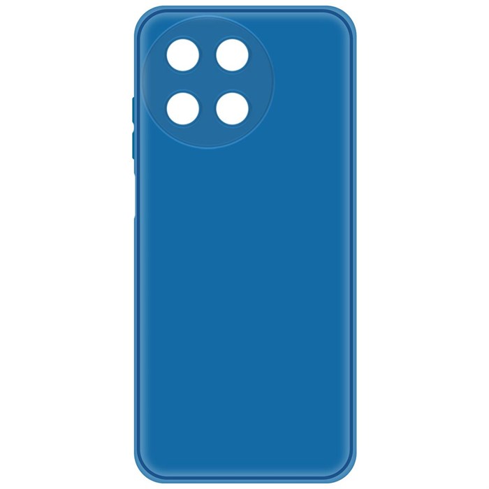 Чехол-накладка Krutoff Silicone Case для Realme 11 4G синий - фото 937794