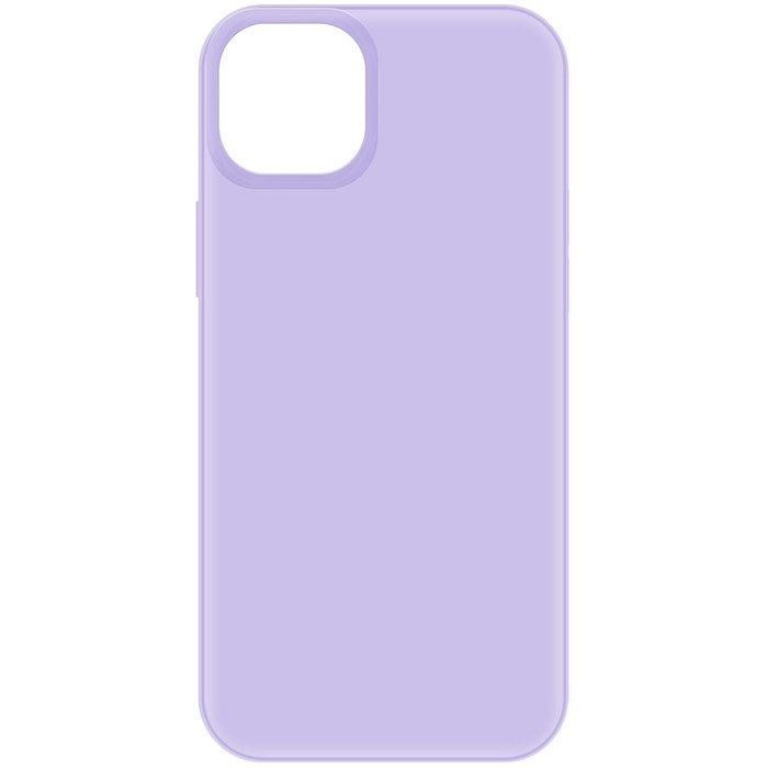 Чехол-накладка Krutoff Silicone Case для iPhone 15 Plus лаванда - фото 937806