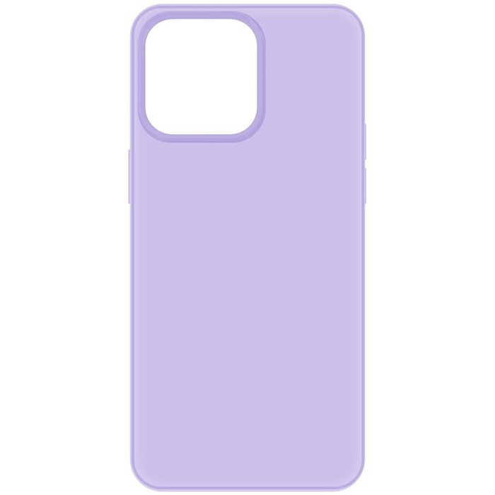 Чехол-накладка Krutoff Silicone Case для iPhone 15 Pro Max лаванда - фото 937838