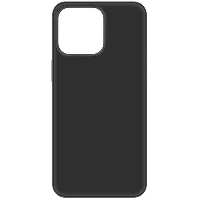 Чехол-накладка Krutoff Silicone Case для iPhone 15 Pro Max черный - фото 937846