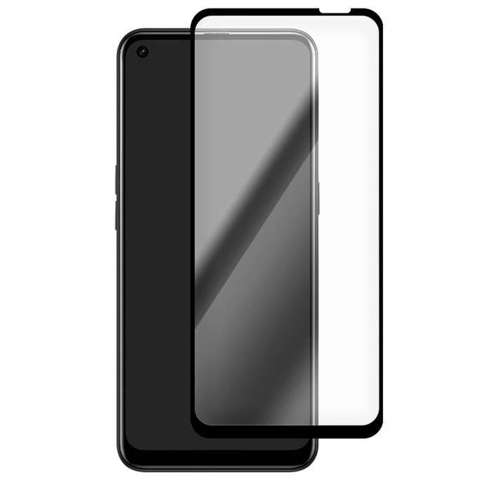 Стекло защитное Full Glue Premium Krutoff для Huawei Nova 6SE черное - фото 943226