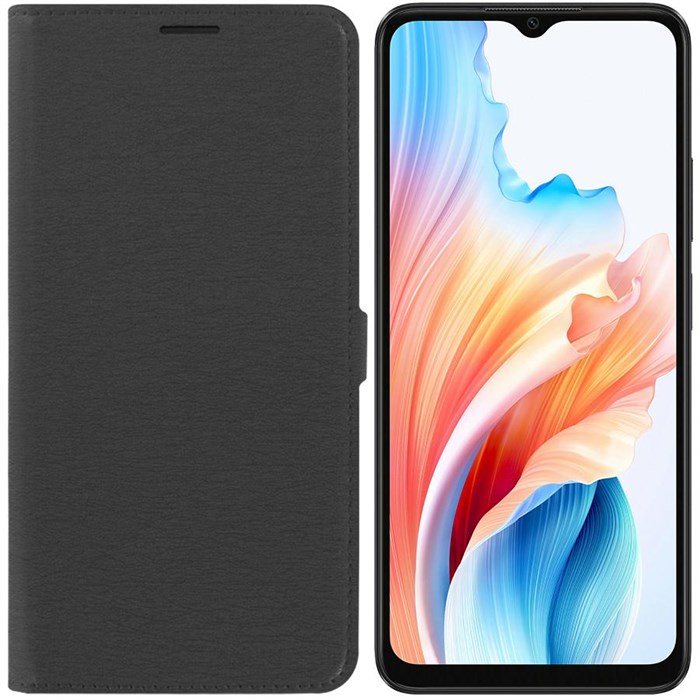 Чехол-книжка Krutoff Eco Book для OPPO A18/A38 4G черный - фото 957991