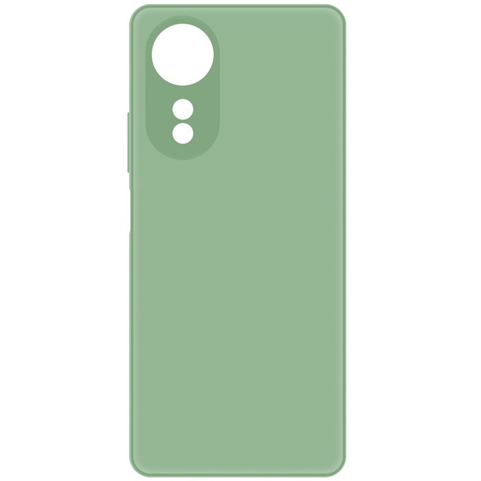Чехол-накладка Krutoff Silicone Case для OPPO A58 4G зелёный - фото 963070