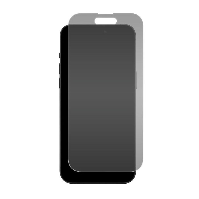 Стекло защитное гибридное Антишпион Krutoff для iPhone 15 Pro Max - фото 965541