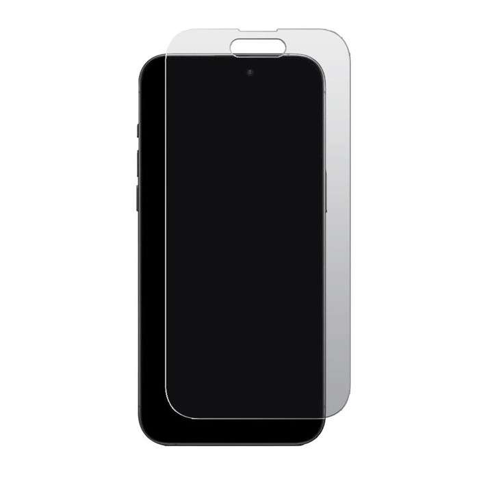 Стекло защитное гибридное МАТОВОЕ Krutoff для iPhone 15 Pro Max - фото 965549