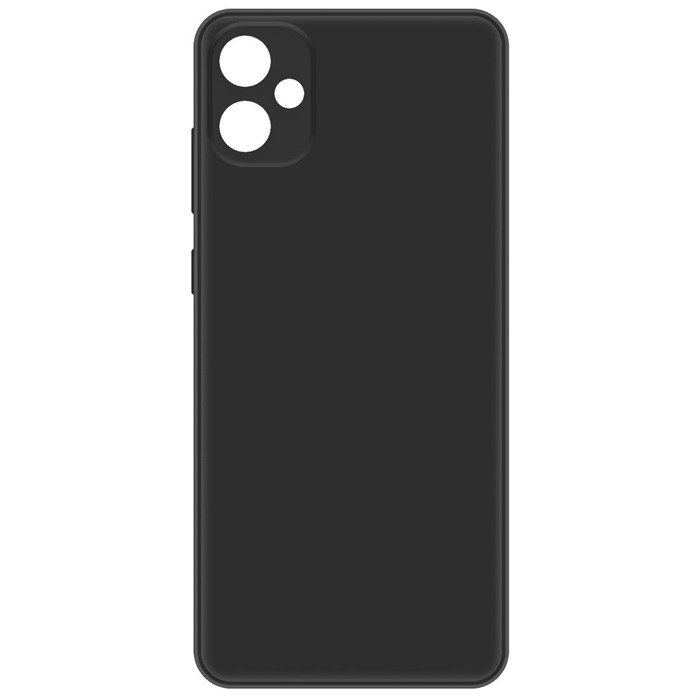 Чехол-накладка Krutoff Silicone Case для Samsung Galaxy A05 черный - фото 965568