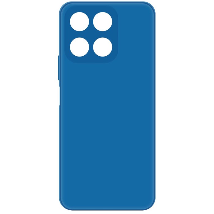 Чехол-накладка Krutoff Silicone Case для Honor X6a синий - фото 965842