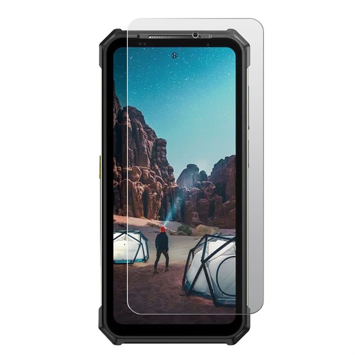 Стекло защитное гибридное МАТОВОЕ Krutoff для Ulefone Armor 24 - фото 996465