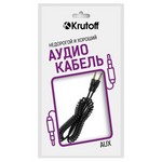 {{photo.Alt || photo.Description || 'Аудио кабель AUX Krutoff Spiral черный 1.8m (пакет)'}}