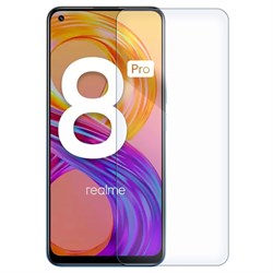 Стекло защитное гибридное Krutoff для Realme 8 Pro