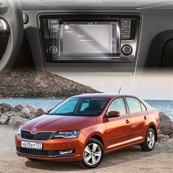 {{photo.Alt || photo.Description || 'Защитное гибридное стекло Krutoff для экрана мультимедии Skoda Rapid 1 рестайлинг (А7) 2017 - 2020'}}