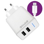 {{photo.Alt || photo.Description || 'СЗУ Krutoff CH-07M 2xUSB, 2.4A + кабель micro USB (white)'}}